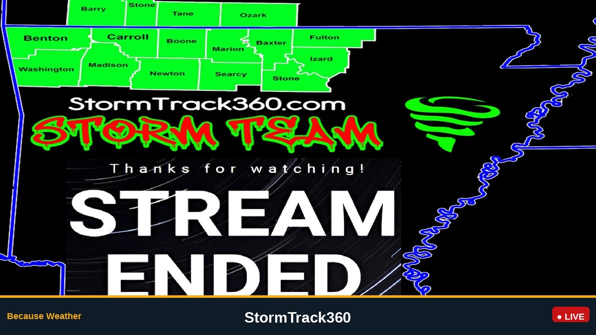 StormTrack360 Tornado Coverage AR MO Ozarks