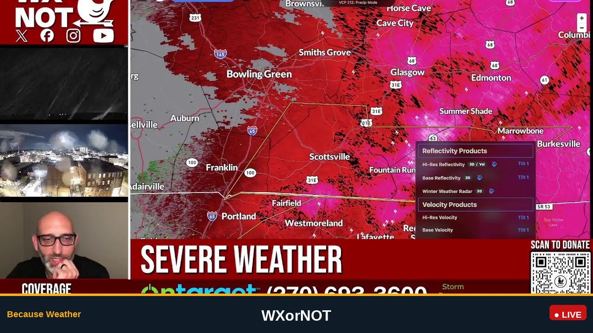 WXorNOT Live Severe Weather Coverage